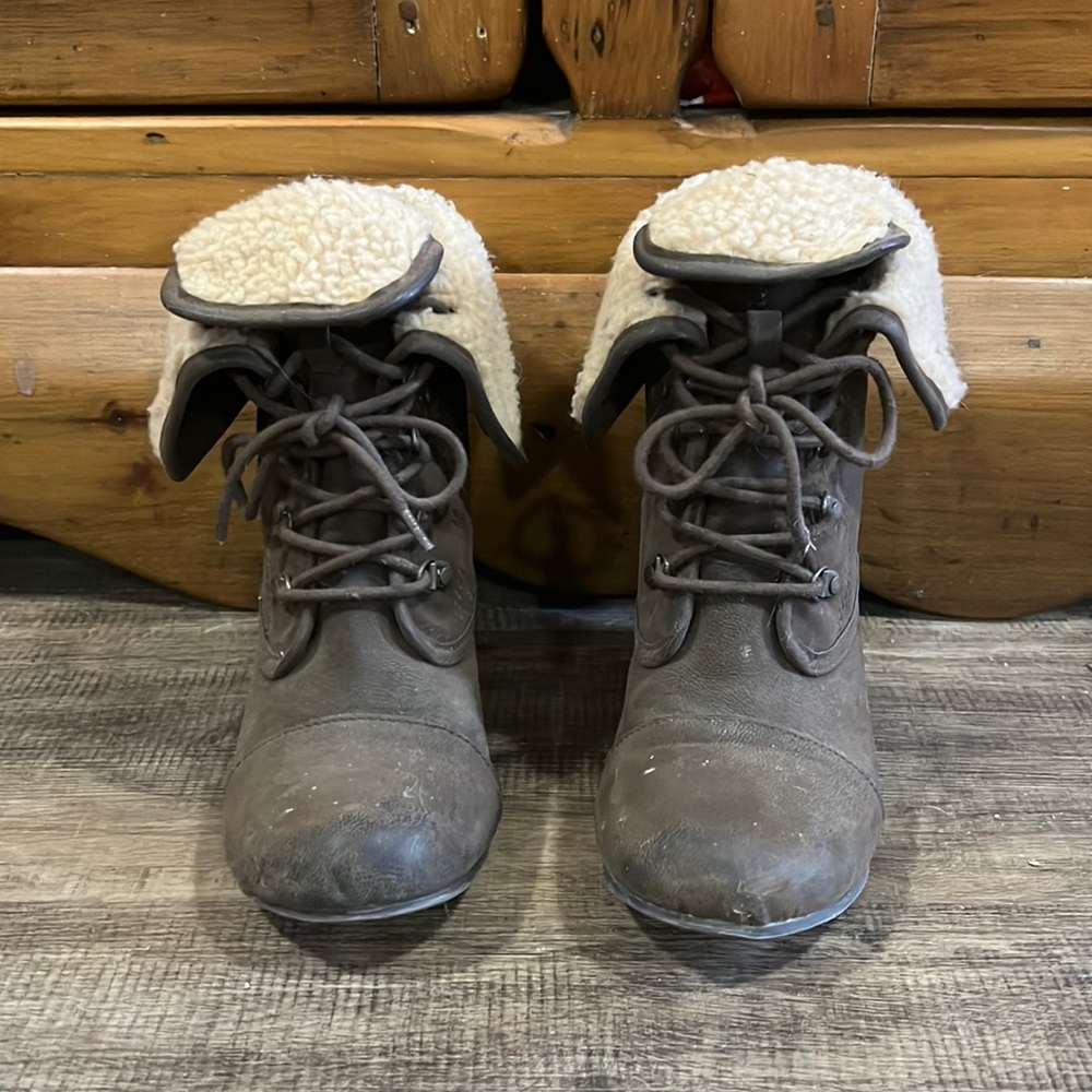 Blowfish heeled booties